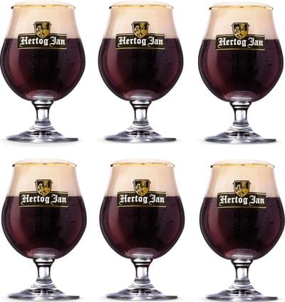 Hertog Jan - Speciaalbierglas op voet 250ml - 6 stuks