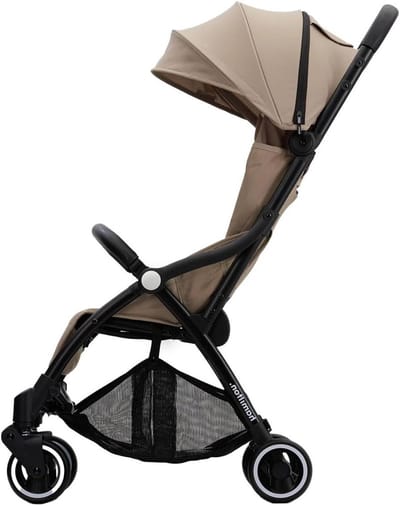 Vouwbuggy - Reisbuggy Kinderwagen - Compact Reizen - One-hand Fold System - Tot 22 kg - Khaki