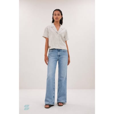 By-Bar Jake Marine Blouse Marine Stripe Größe: XS | Business hemden Outlet | Damen