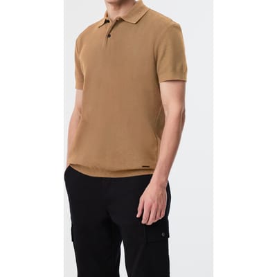 AlphaTauri Jemma V1.y9.02 Polo Shirt Short Camel Size: S | Polo Shirts Outlet | Heren |