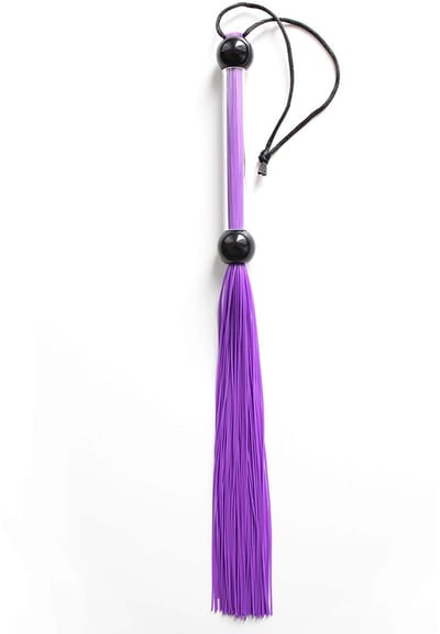 Smart Moves - Siliconen Flogger - 38 cm - Paars