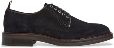 Hackett London Egmont Class marine leren schoenen