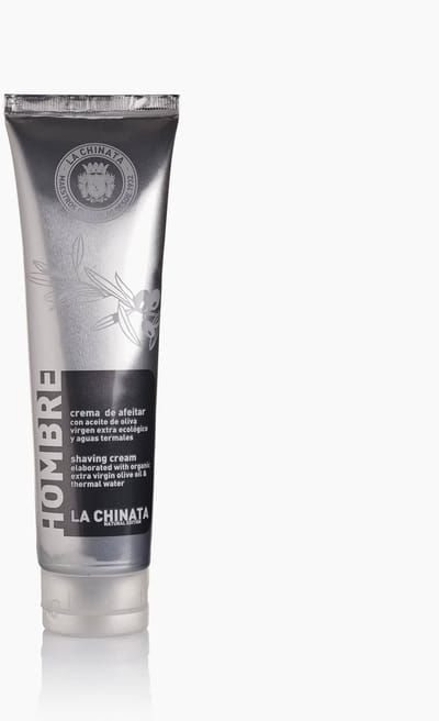 LaChinata heren scheer crème met olijfolie en vitamine E - zachte huid en scheer buurt 150ml