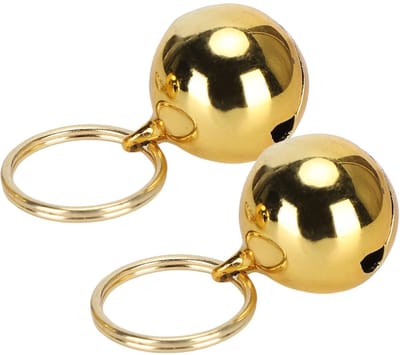 Dailygoods- Huisdierenbel Roestvrij Staal - Kattenhalsband Belset - Sleutelhanger - Verstelbare Kleur - Helder Geluid - Gelukkige Huisdieren - Halsbandbel