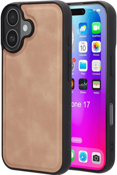 Mobiparts Classic Backcover geschikt voor Apple iPhone 17 Moonstone - Beige - MagSafe