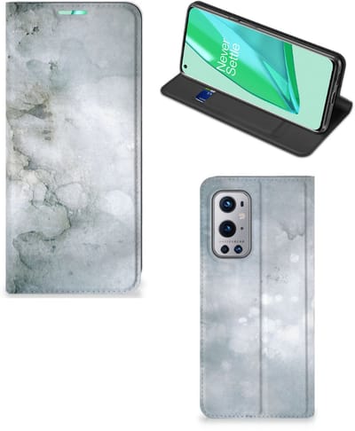 Bookcase OnePlus 9 Pro Painting Grey