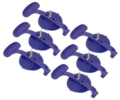 Dailygoods- Zuignap 6 Stuks - Sterke Zuigkracht - Klemmen voor Glas/Metaal - Handsfree Gereedschap - Autoreparatie - Veelzijdig Gebruik - Zuignapklem