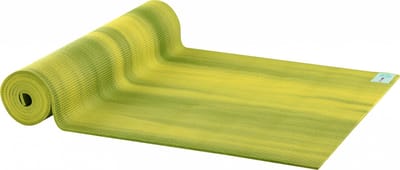 AKO Yin-Yang Deluxe Yogamat - 6 mm dik - 61x183cm - Groen/Geel