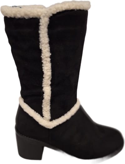 JUMEX- LAARSJE-FAKESUEDE MET BORGDETAILS-HAK 5 CM-39