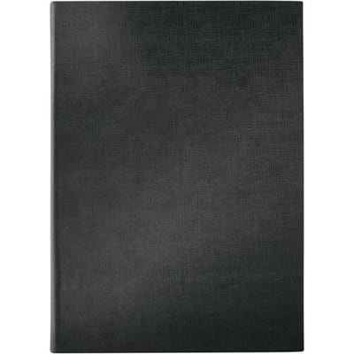 sigel menukaart-map a4 zwart rubber -binding wit o