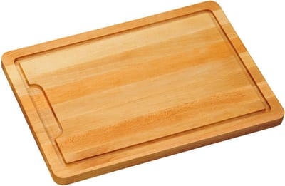 FSC® Beuken Houten Snijplank - Met Saprand - Snij Plank - Afm. 40 x 28 x 2 Cm