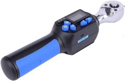 Digitale momentsleutel adapter - Verstelbare sleutel - Auto fiets reparatie - Led alarm backlight - 1/4 3/8 1/2 inch - Grijs