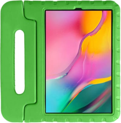 Hoes - Geschikt voor Samsung Galaxy Tab A 8.0 (2019) - Kinderhoes Shockproof Bumper - Kidsproof Case - Tablet Hoesje - Kinder Hoesje Cover - Groen