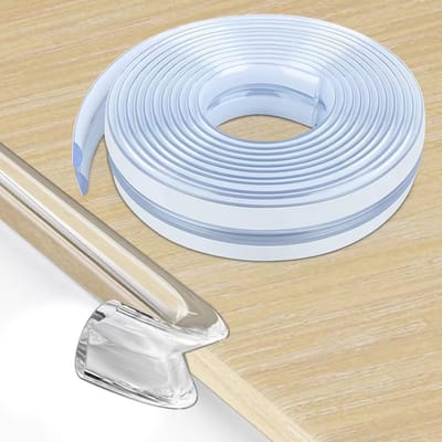 Randbescherming voor kinderen - Babysafetys - Meubels beveiligen - Zacht en flexibel materiaal - 2 meter lengte - Transparant