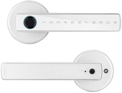 Slim deurslot, Bluetooth kogelslot met graffiti-effect, elektronisch slot voor houten deuren, combinatieslot voor deurgrepen