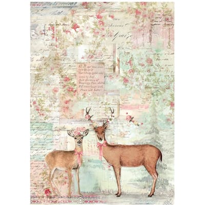 Stamperia Motief strozijde "Winter Magic - Deer"