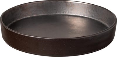 Costa Nova - servies - soep / pasta bord Lagoa zwart - aardewerk - 23,7 cm rond