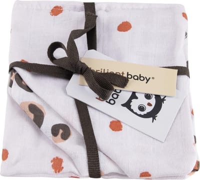 Briljant Baby Washandje Hydrofiel 17 x 20 - Africa - Pink - 3 Stuks