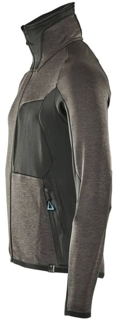 Mascot Advanced Fleecetrui met rits 17103-316 - donkerantraciet/zwart - XL