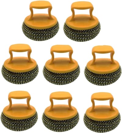 Reinigingsballen Set - Keukenborstels - Afwas Reinigen - Duurzaam Materiaal - 8 Stuks - Diverse Kleuren
