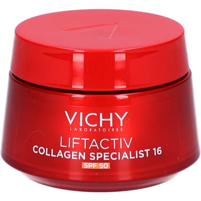 Vichy Liftactiv Collagen Specialist 16 Dagcrème SPF50 - UV-verzorging en anti-aging - Co-Bonding Technologie - Pro-Collageen Peptiden en Vitamine Cg - 50ml