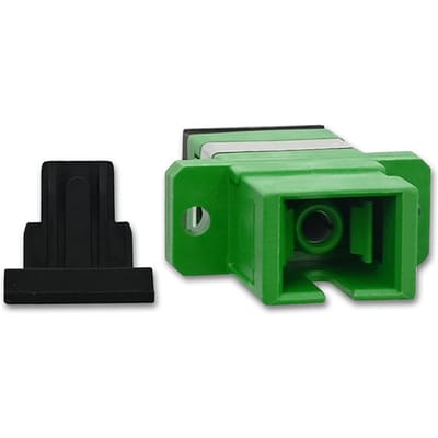 Qoltec glasvezeladapter SC/APC |   Simplex |   Singlemode