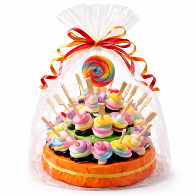 Snoeptaart - Traktatie - Vegan Veggie - Kinderfeestje - School - 30 Traktaties - Fleurige kleuren