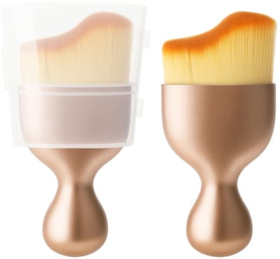 Cosensi - Self Tanner Brush - Kabuki Body Brush - Streeploze Applicatie - Zacht - Geschikt voor Face en Body - Met Beschermhoes