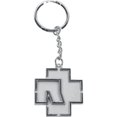 Rammstein Sleutelhanger - Rammstein Logo - voor Geen - zilverkleurig