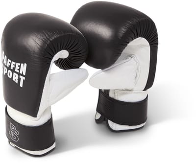 Paffen Sport bokshandschoen Pro | Leer zwart-wit L/XL
