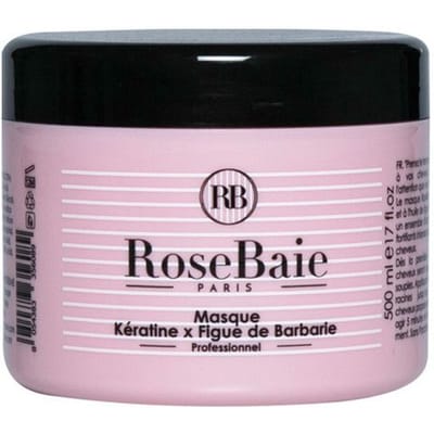 Masque - RoseBaie - 500 ml - Kératine - Huile de figue de Barbarie - Sans sulfates