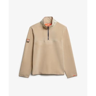 Superdry - Active fleece met halve rits - Heren - Truien