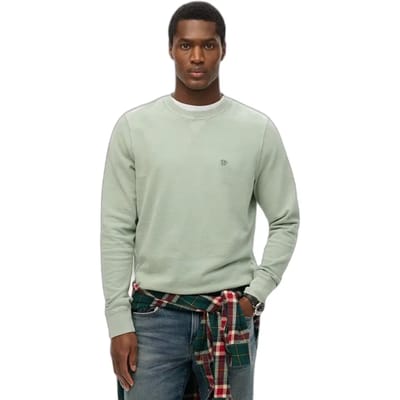 Superdry Classic Essential Sweatshirt Lichtblauw Grootte: S