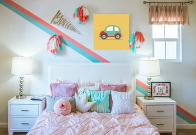 Wanddecoratie | Kinderkamer decoratie op Forex 75x75cm - Kinderkamer accessoires