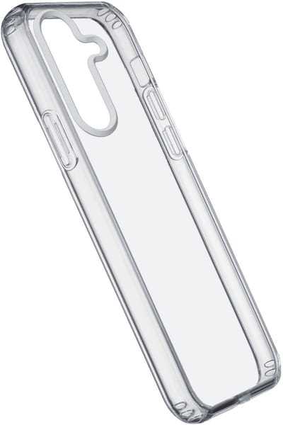 Cellularline Clear Duo Hoesje - Geschikt voor Samsung Galaxy S25 - Transparant & Dual Materiaal - Transparant