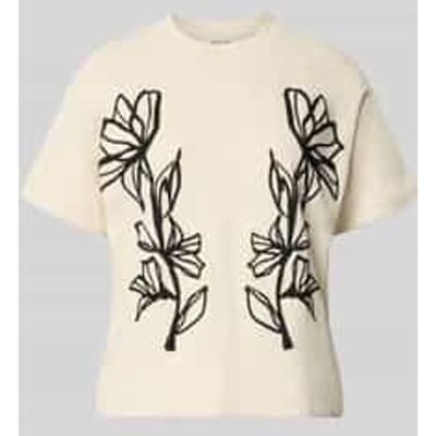Regular fit t-shirt van puur katoen