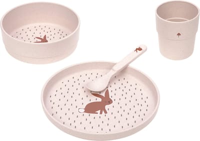 Lässig serviesset PP/Cellulose - Little Forest Rabbit