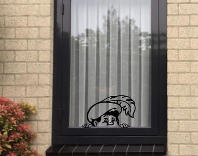 Gluur piet raamsticker 16 x 25 cm | Gluurpietentocht | Rosami Decoratiestickers