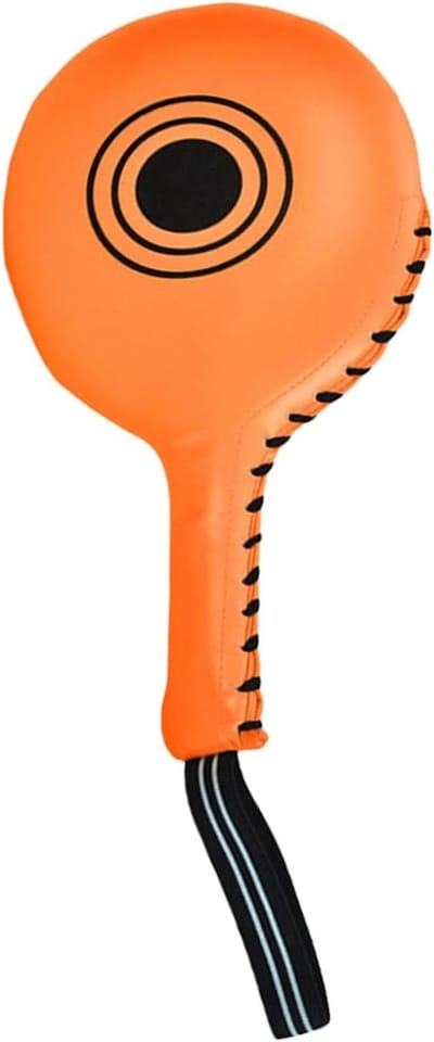 Bokspads - Trainingsmat Boksen - Vechtsport Training - Duurzaam PU Materiaal - 36 x 20 cm - Oranje