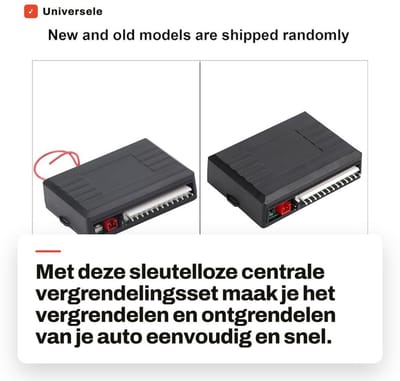 Dailygoods- Centrale Vergrendeling Sleutelloos - Universeel Toegangssysteem - Afstandsbediening - LED-indicator - Veiligheid Auto - Eenvoudig te Bedienen