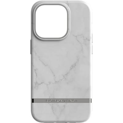 Richmond & Finch Wit Marmer iPhone 14 Pro Cover