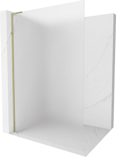 Mexen Kioto L douchewand Walk-in 70 x 200 , gesatineerd, goud - 800-070-103-50-30