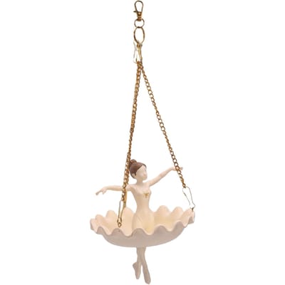 Jardinière Suspendue Danseuse de Ballet Résine Intérieur Extérieur Jardin Pot à Fleurs Succulentes pour Balcon Salon