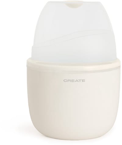 CREATE - Flessenwarmer en sterilisator met stoomkookfunctie - 2 flessen - Gebroken wit - BABY BOTTLE WARMER