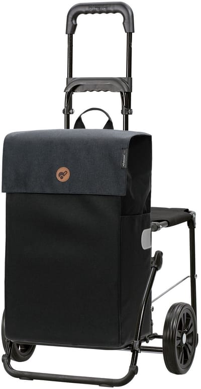 Andersen Shopper Komfort Shopper Hera Winkelwagen 57 cm - 45 L - schwarz