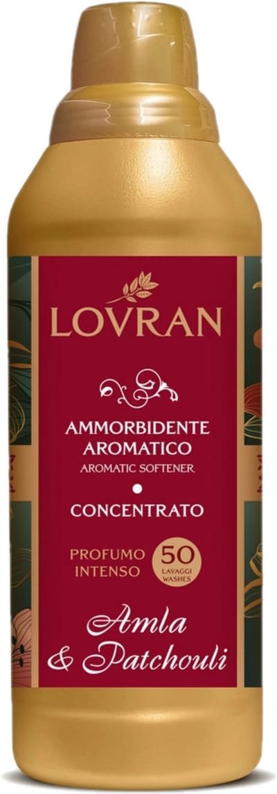 Amla & Patchouli Lovran - Geurige Wasverzachter - 50 Wasbeurten, 1 L