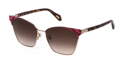 Just Cavalli SJC093 Oro chiaro c/parti col.luc. 58/16/135 WOMAN Zonnebrillen