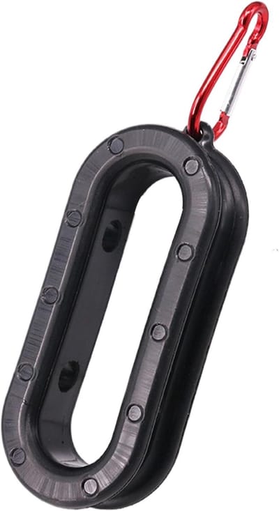 Visgerei Hulpstuk - Loodsen Vangst - Vissen Redden - Robuuste Constructie - 15 cm - Zwart