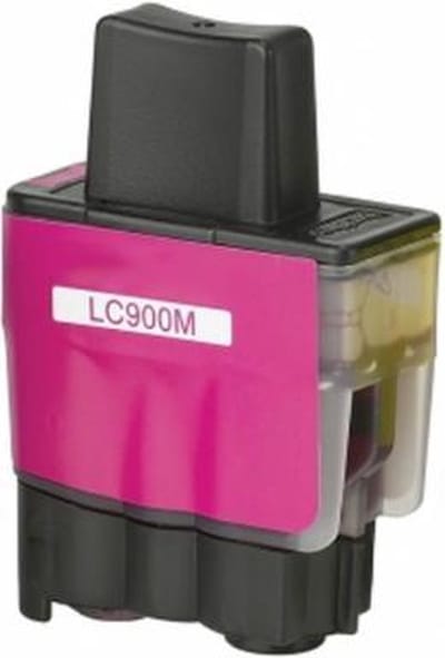 Huismerk geschikt voor Brother LC-900 inktcartridge Magenta - DCP-120C - DCP-115C - DCP-117C - DCP-310 - DCP-340CW - MFC-3340 - MFC-410 - MFC-420 - MFC-425 - MFC-5440 - MFC-5840 - MFC-610 - MFC-620 - MFC-640