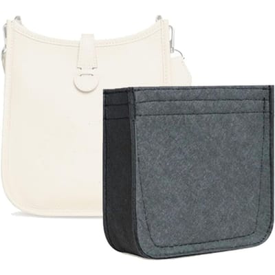 Vilt Organizer - voor TPM Tas Evelyne III 16 Zakken Inzetstuk - Handtas inzetstuk Portemonnee-1003bruin S